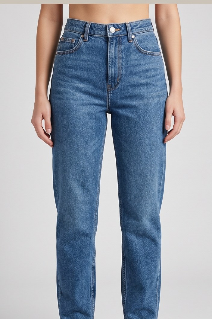 Jeans tiro alto